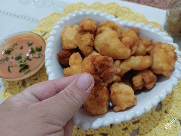 Receita de Pipoca de frango - Passo 9