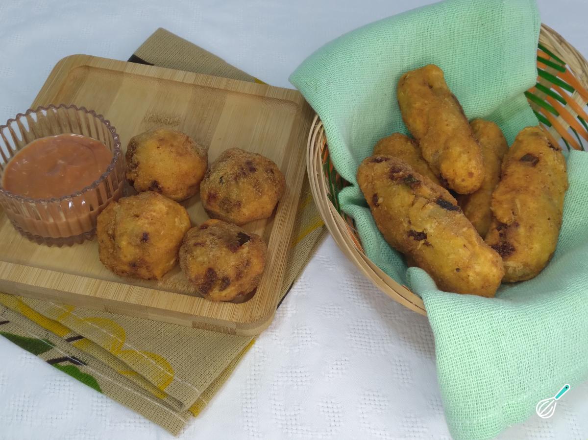 Receita de Bolinho de aipim com carne moída