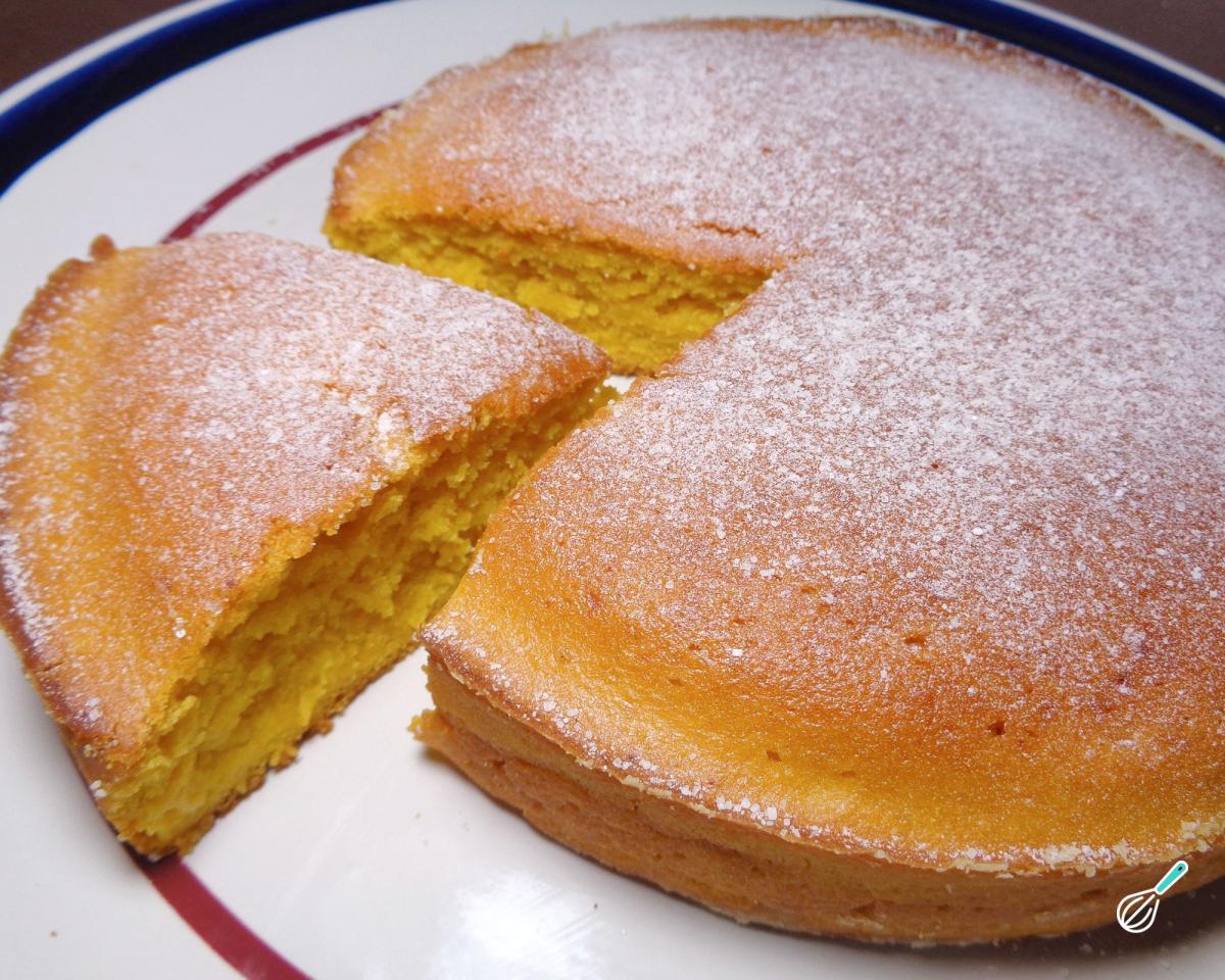 Receita de Bolo de cenoura fofinho sem glúten, sem lactose e sem ovo