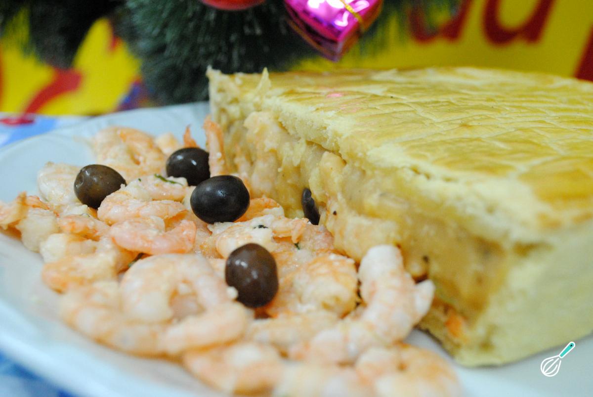 Receita de Empadão de camarão
