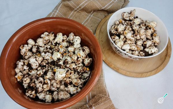 Receita de Pipoca doce fit