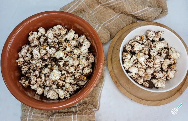 Receita de Pipoca doce fit - Passo 5