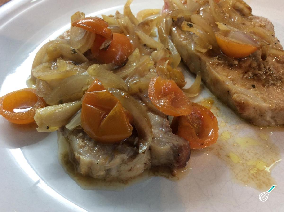 Receita de Lombo de porco no forno com molho inglês