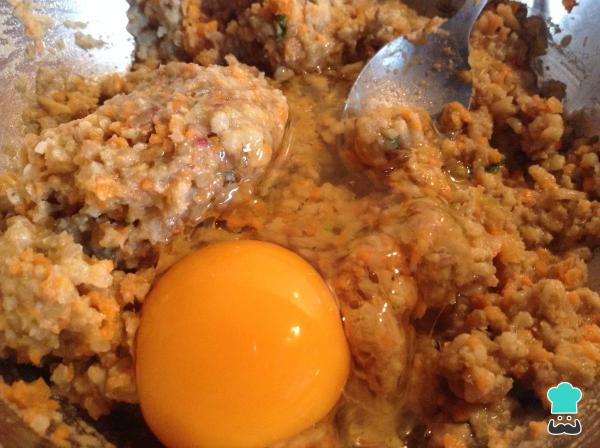 Receita de Hambúrguer de lentilha e arroz - Passo 5