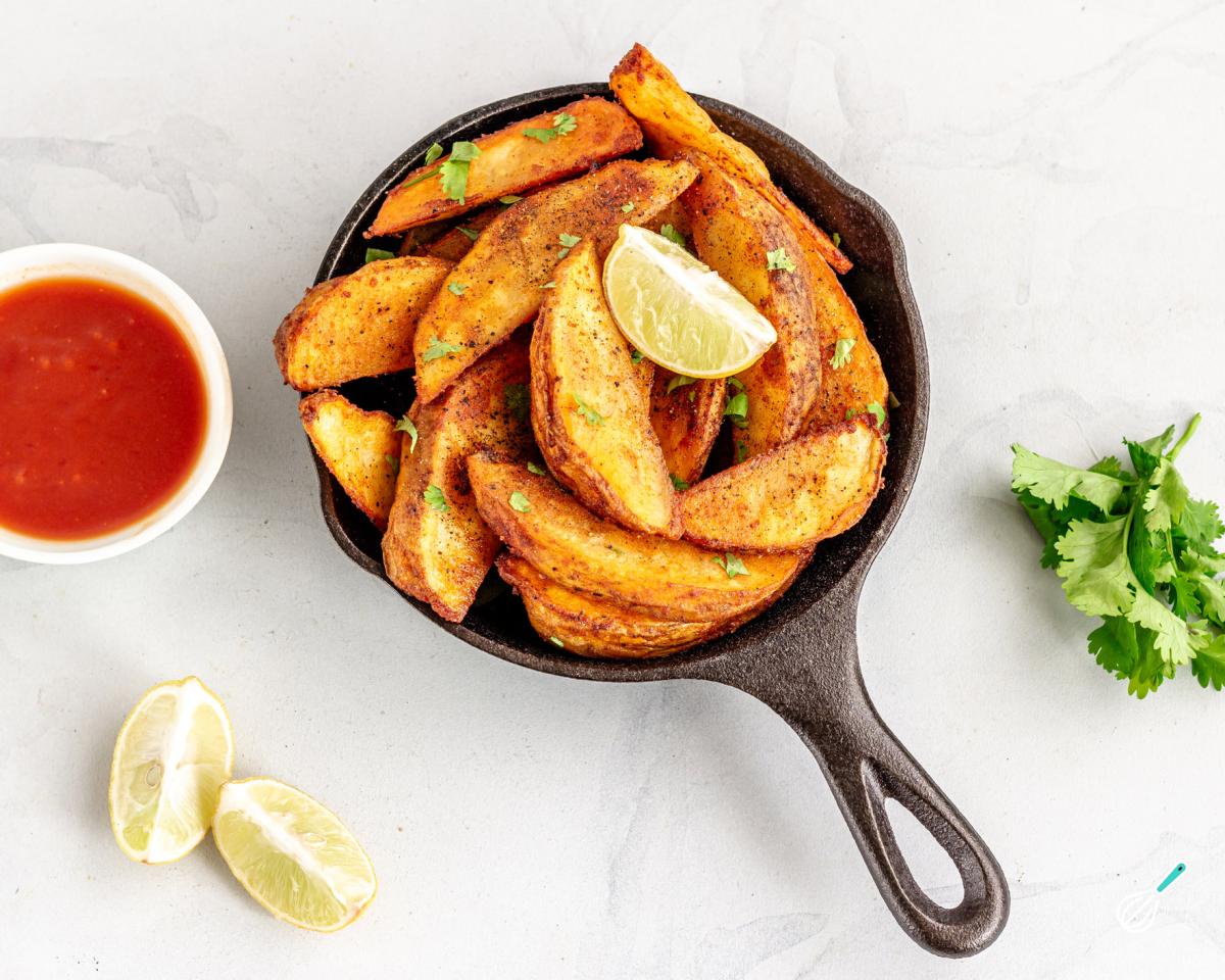 Receita de Batata ao estilo cajun