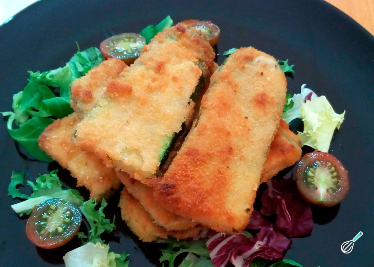 Receita de Abobrinha empanada frita