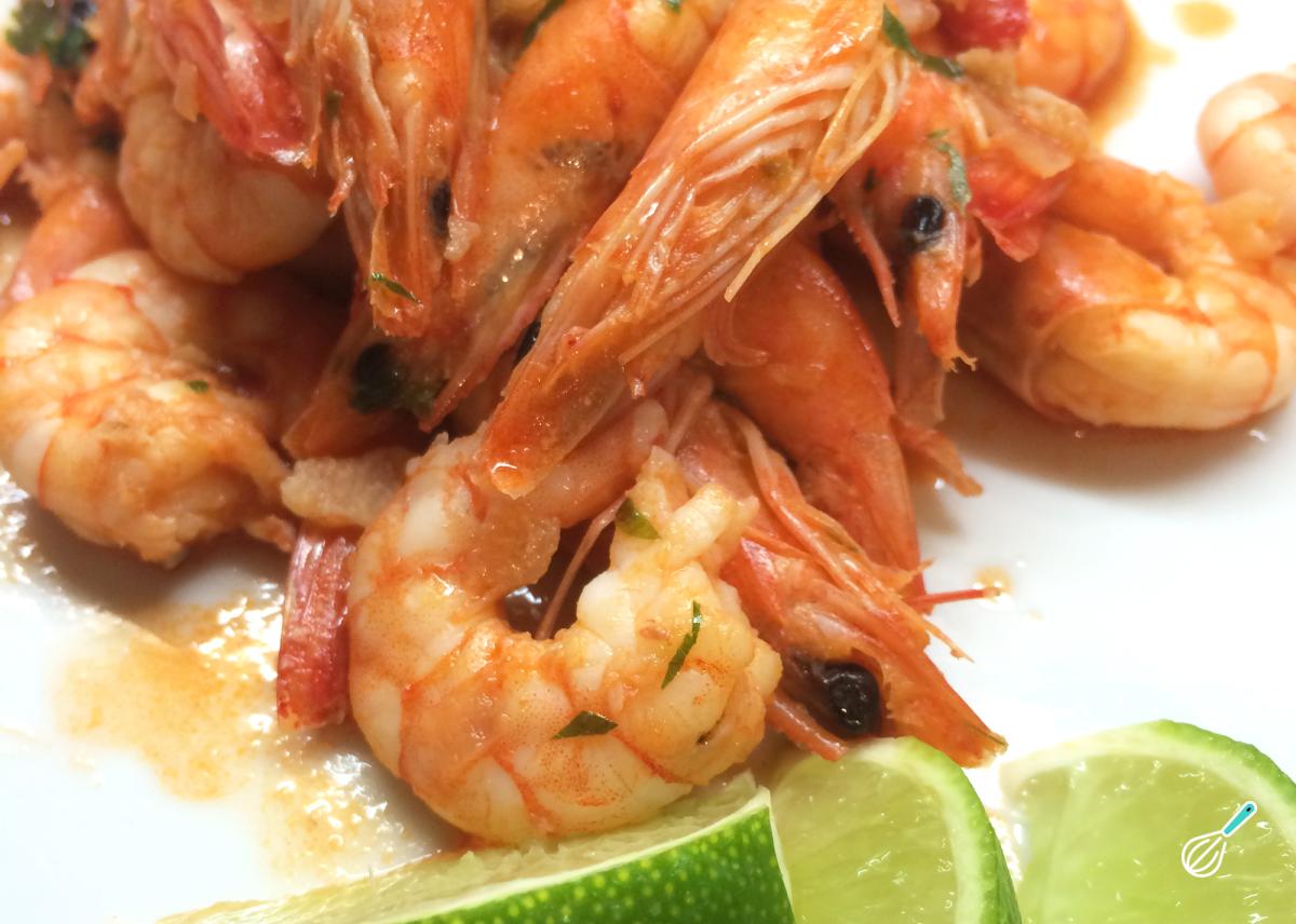 Receita de Camarão frito simples