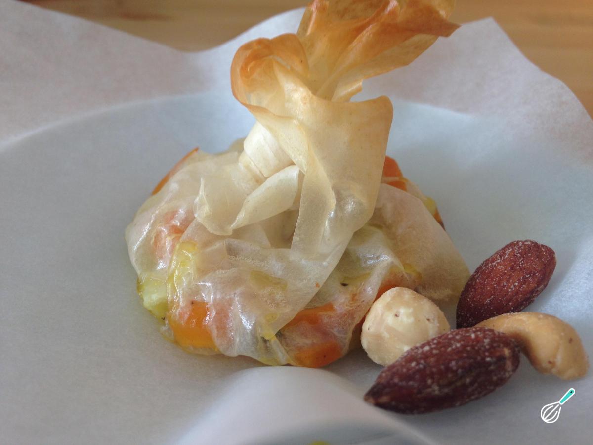 Receita de Trouxinhas de legumes