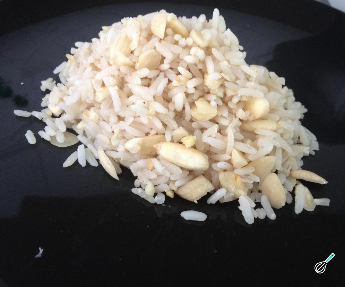 Receita de Arroz de amêndoa