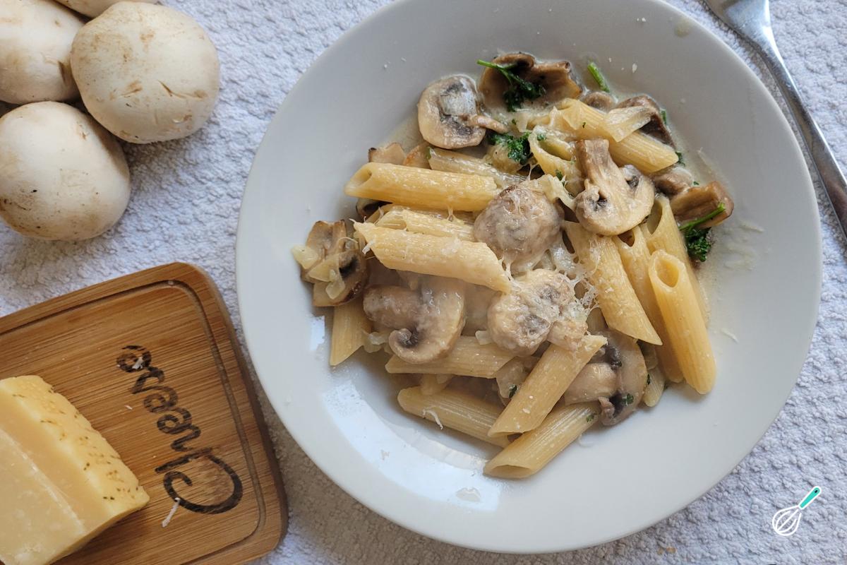 Receita de Penne ao funghi