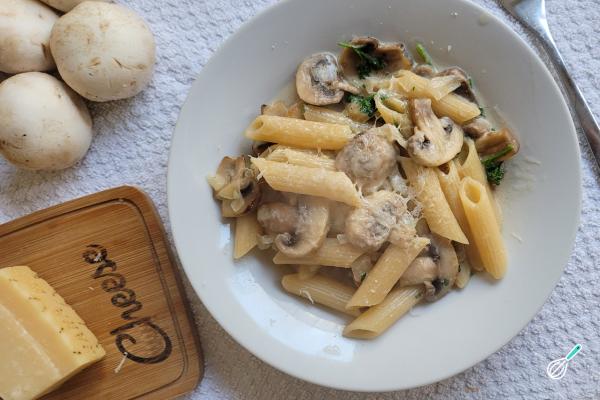 Receita de Penne ao funghi