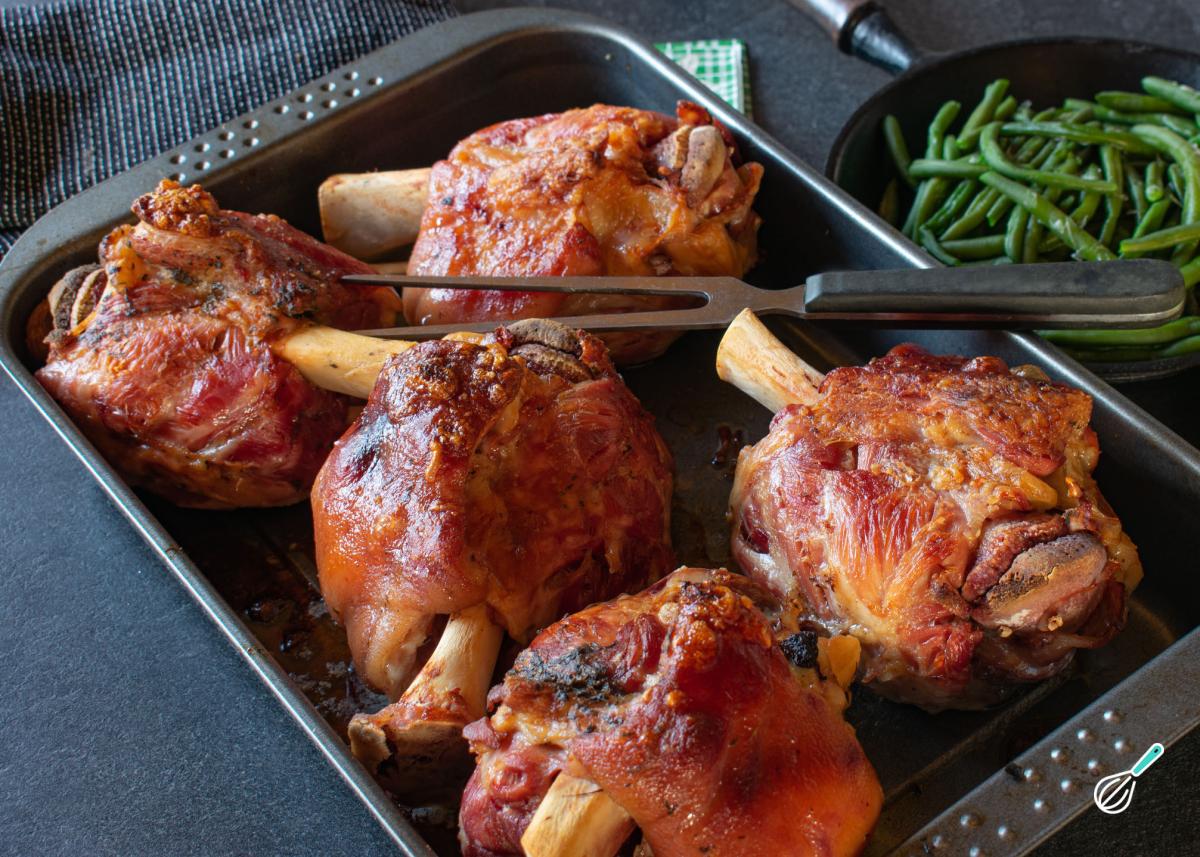 Receita de Joelho de porco assado no forno