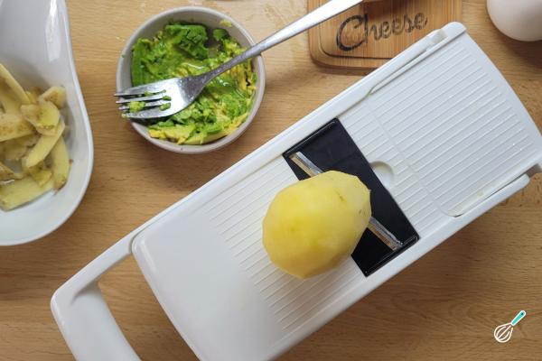 Receita de Lanche com batata - Passo 2