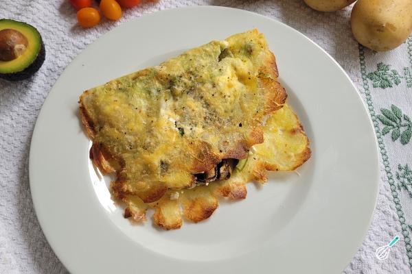 Receita de Lanche com batata - Passo 8