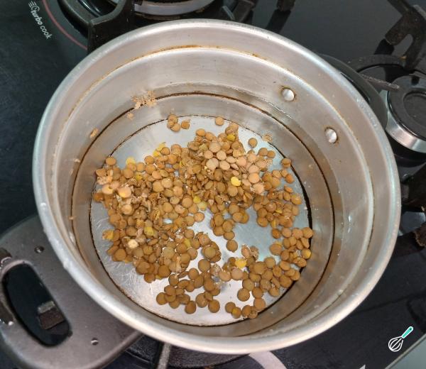 Receita de Arroz com lentilha e bacon - Passo 2