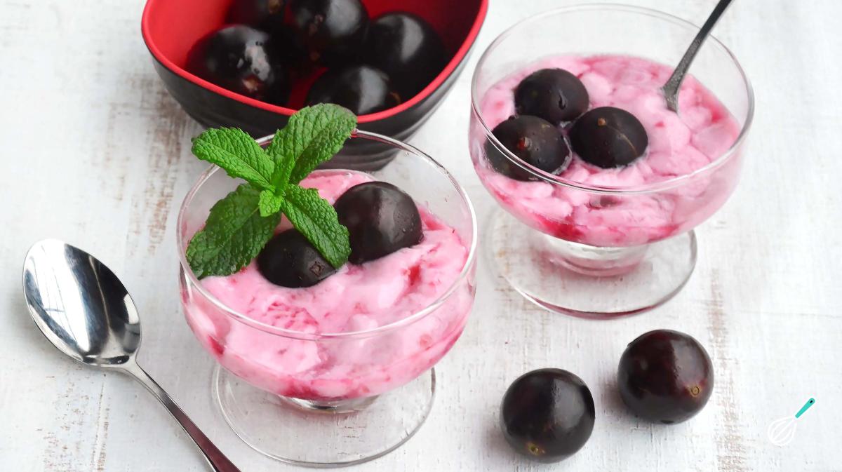 Receita de Mousse de jabuticaba