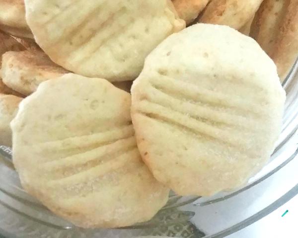 Receita de Biscoito de maizena com nata - Passo 4