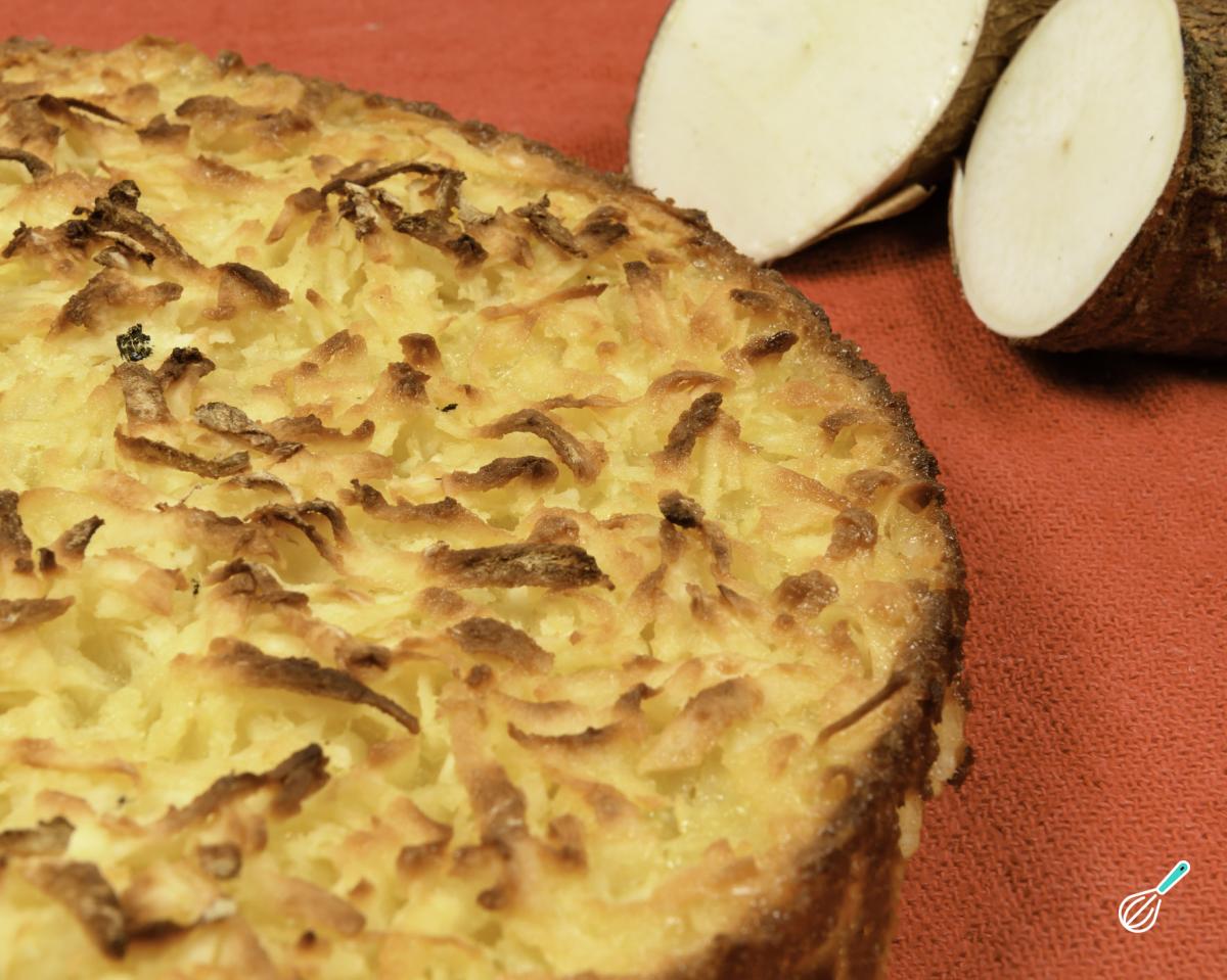 Receita de Bolo de mandioca simples