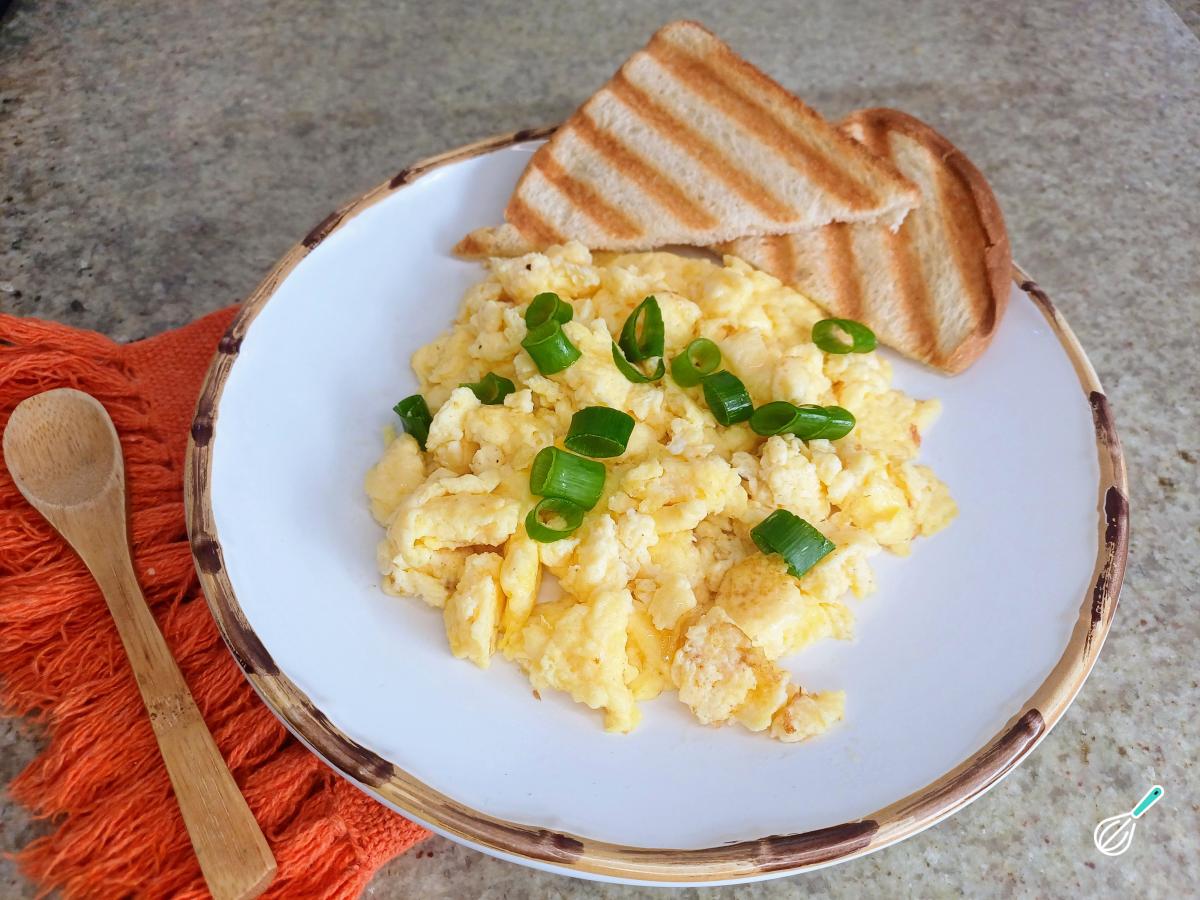 Receita de Ovo mexido de hotel