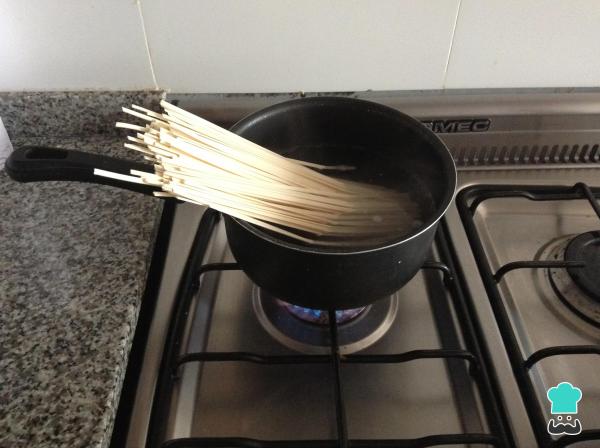 Receita de Macarrão à carbonara - Passo 2