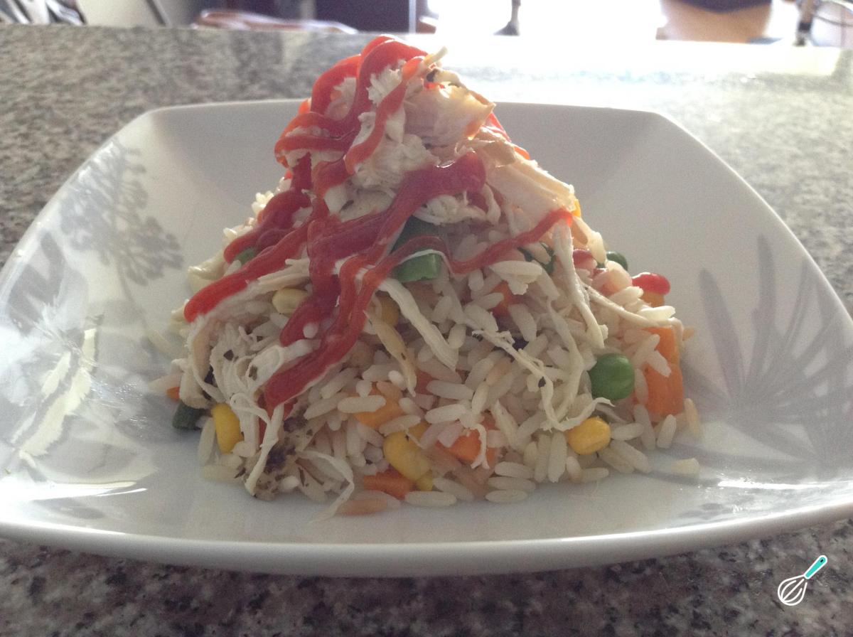 Receita de Arroz com frango colombiano