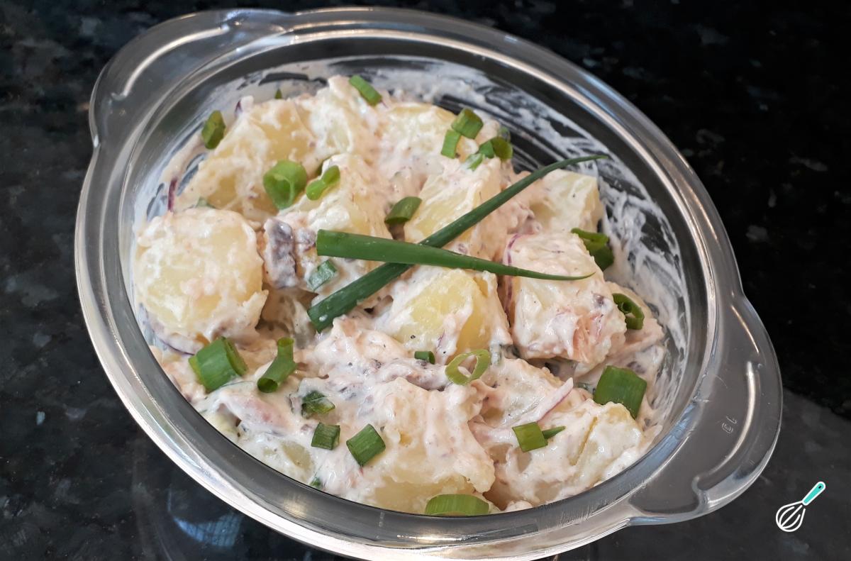 Receita de Salada de batata com sardinha