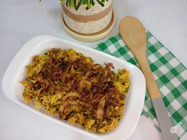 Receita de Arroz com lentilha árabe original