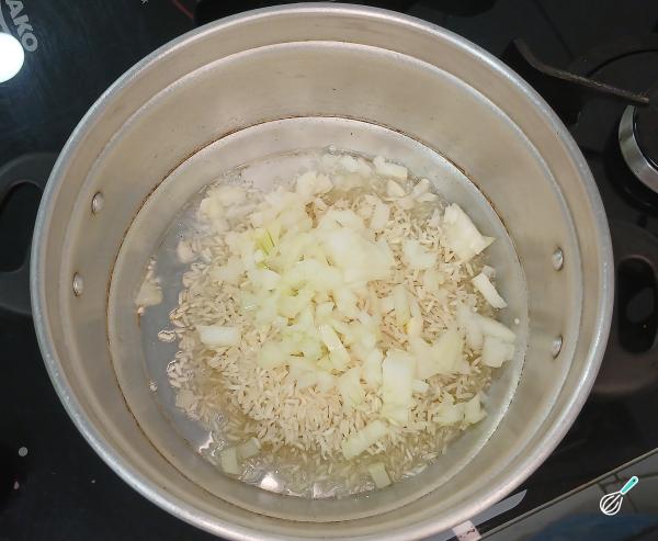 Receita de Arroz com lentilha árabe original - Passo 4