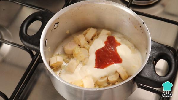 Receita de Estrogonofe vegetariano - Passo 4