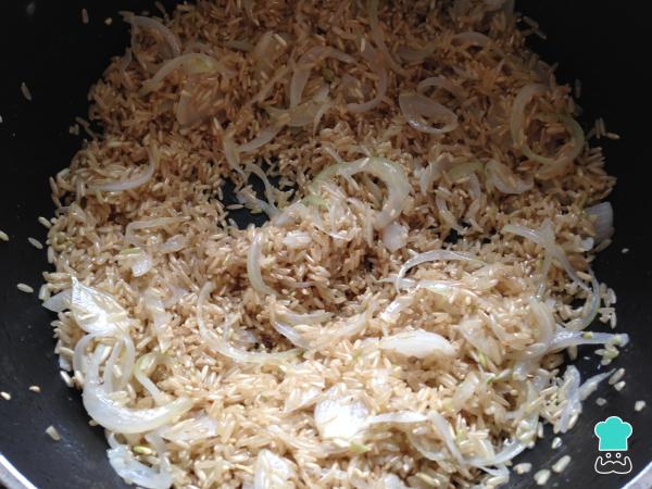 Receita de Salada de arroz com camarão - Passo 3