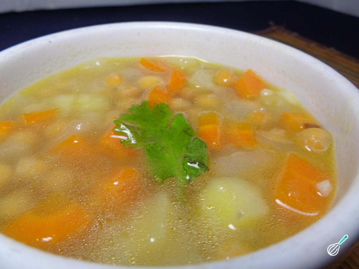 Receita de Sopa de chícharos secos
