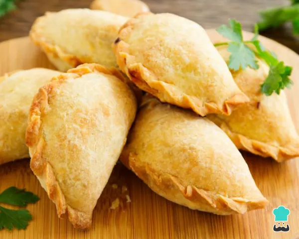 Receita de Pastel Assado Integral com massa e recheio
