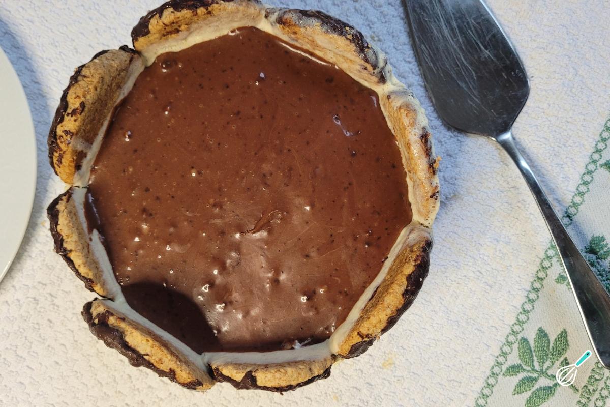 Receita de Torta de bolacha rápida e fácil de liquidificador