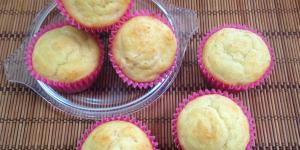 Receita de Muffin salgado de queijo e presunto