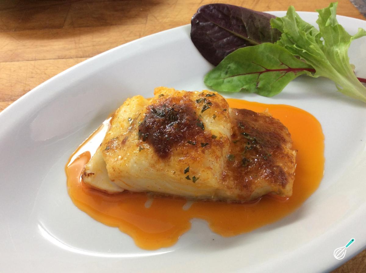 Receita de Posta de bacalhau