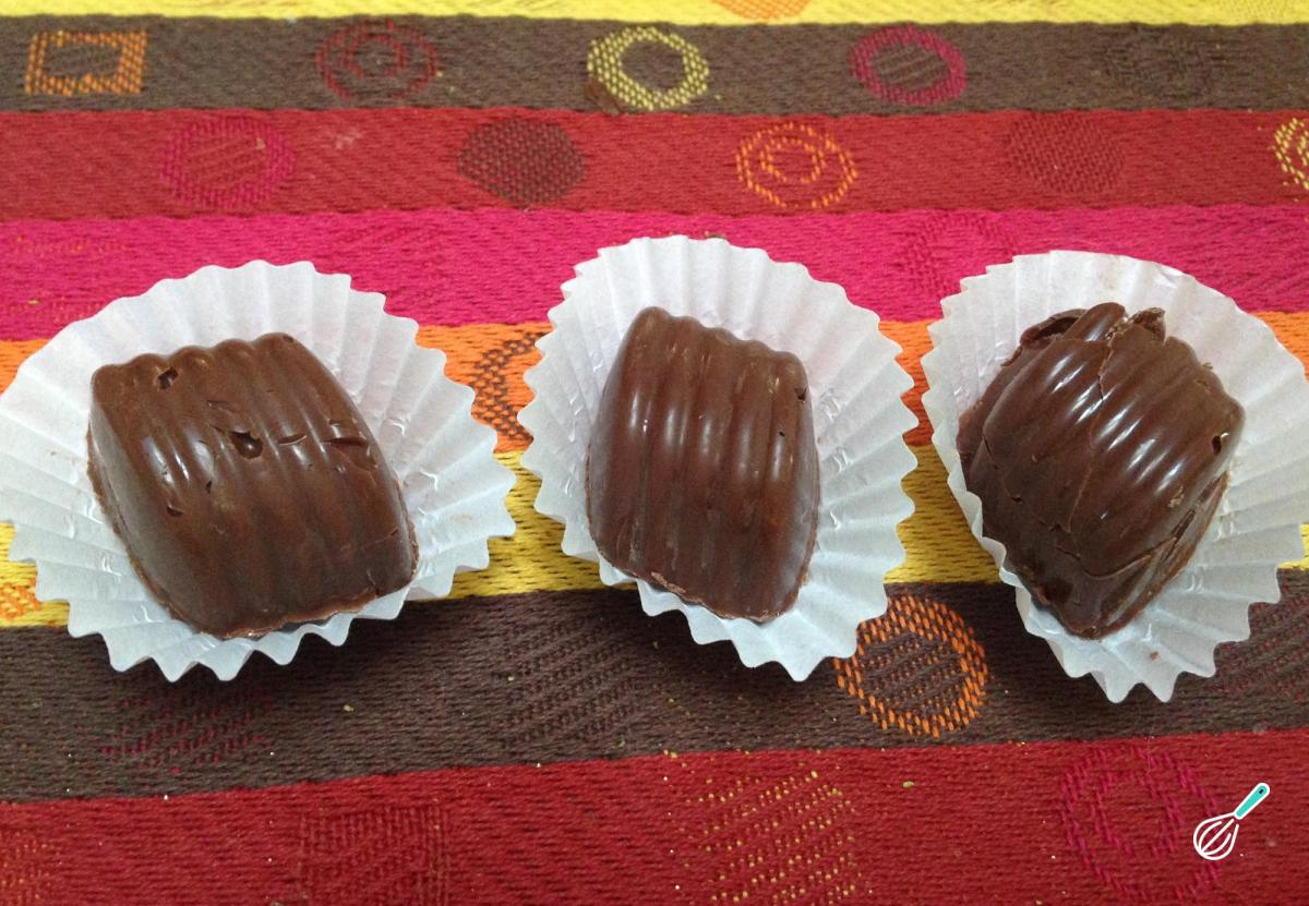 Receita de Bombom com recheio de doce de leite