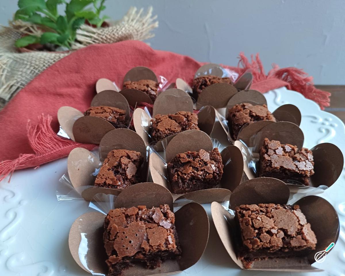 Receita de Mini brownie