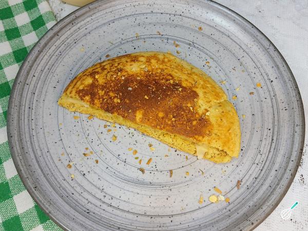 Receita de Pão de frigideira com farinha de amêndoas - Passo 6