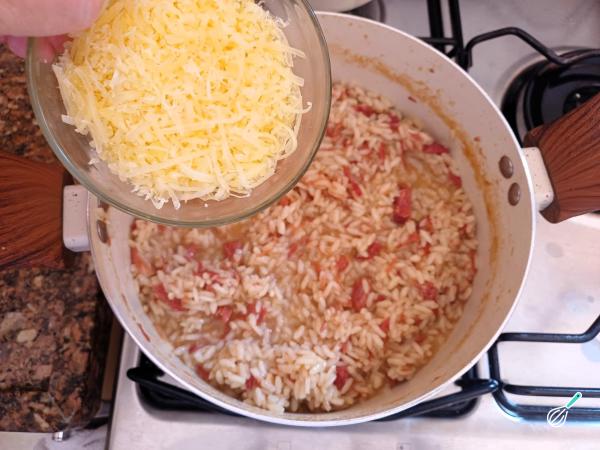 Finalizando com queijo e manteiga