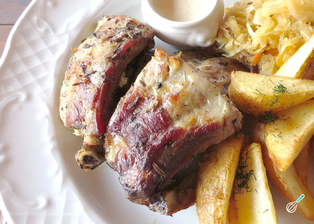 Receita de Costelinha de porco frita na panela de pressão