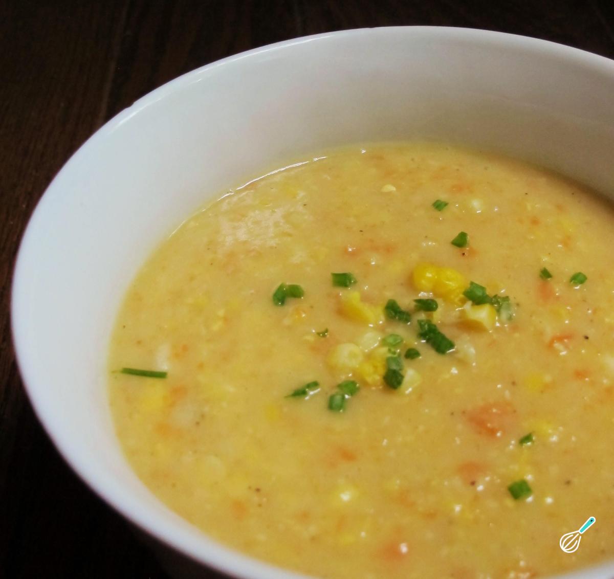 Receita de Creme de milho (sopa de milho cremosa)