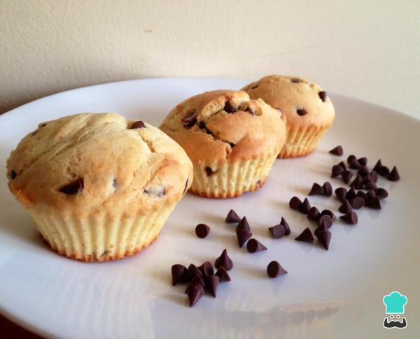 Receita de Muffin com gotas de chocolate