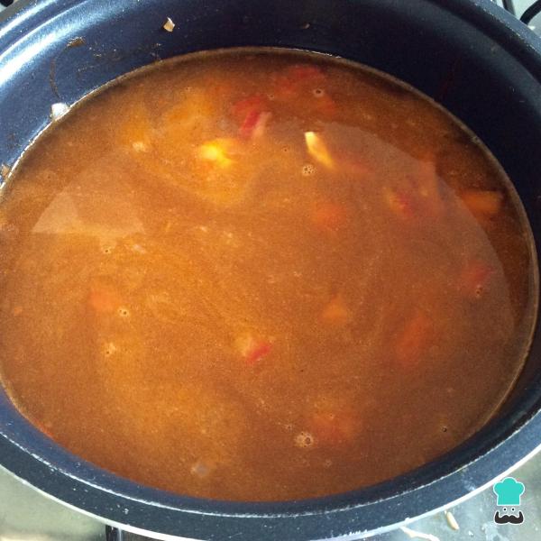 Receita de Sopa de lentilhas vegetariana - Passo 5