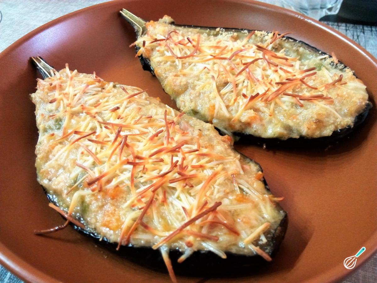 Receita de Berinjela com atum no forno