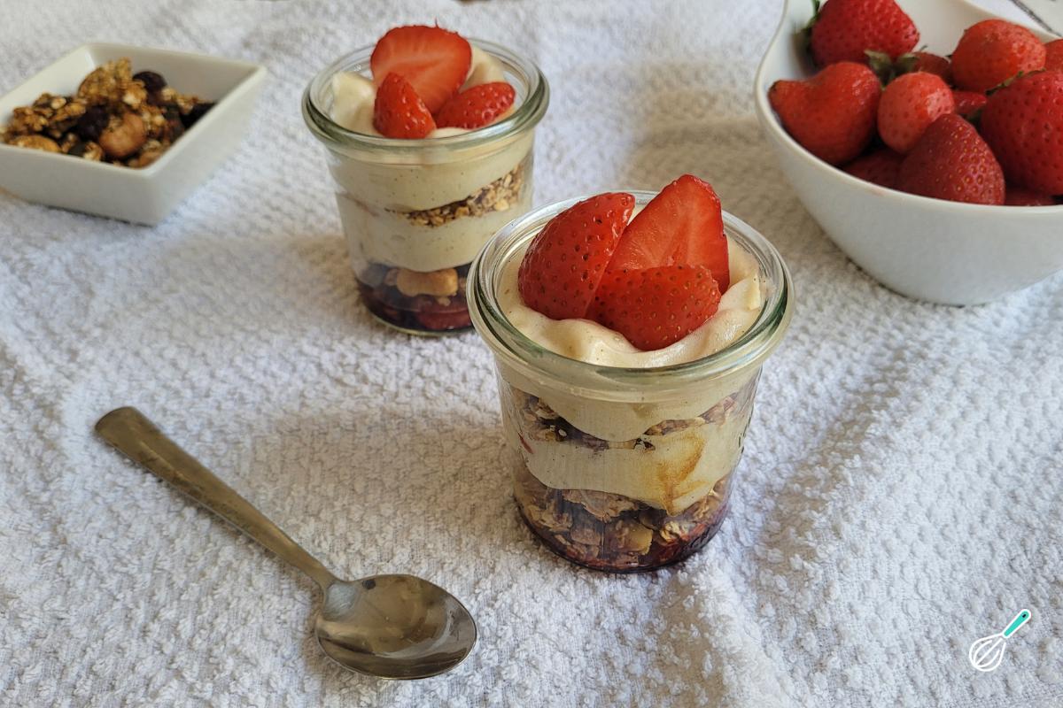 Receita de Parfait de morango