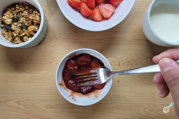 Receita de Parfait de morango - Passo 5