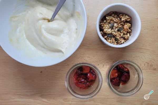 Receita de Parfait de morango - Passo 8