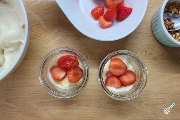 Receita de Parfait de morango - Passo 10
