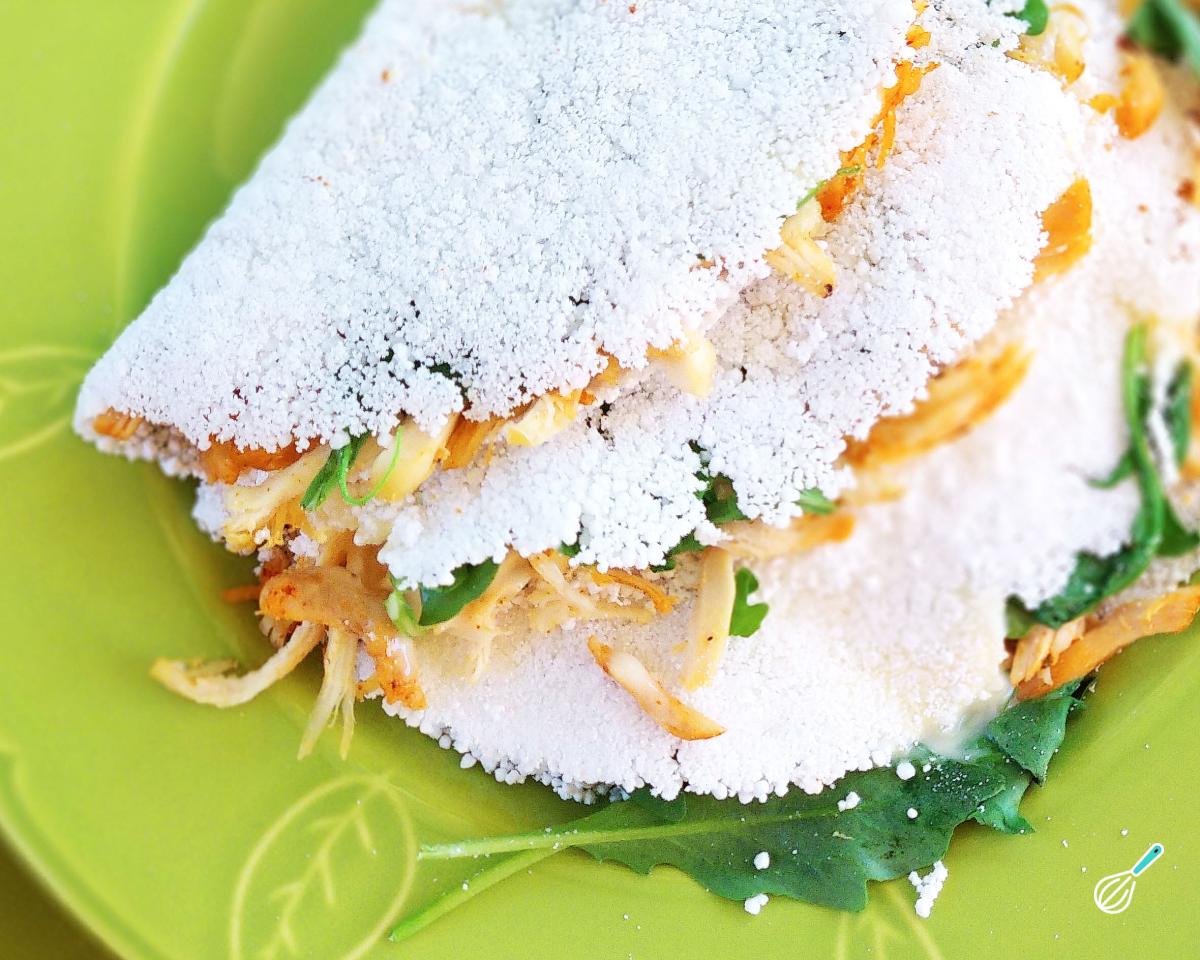 Receita de Tapioca de frango com catupiry