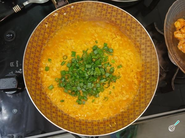 Receita de Camarão com arroz simples - Passo 7